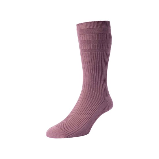HJ Soft Top Cotton Rich Socks Pink