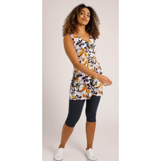 Indus Eco Printed Tunic - White