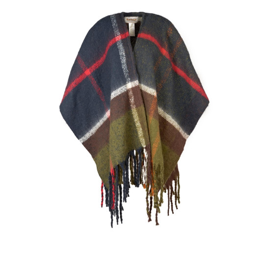 Isla Boucle Serape- Classic Tartan