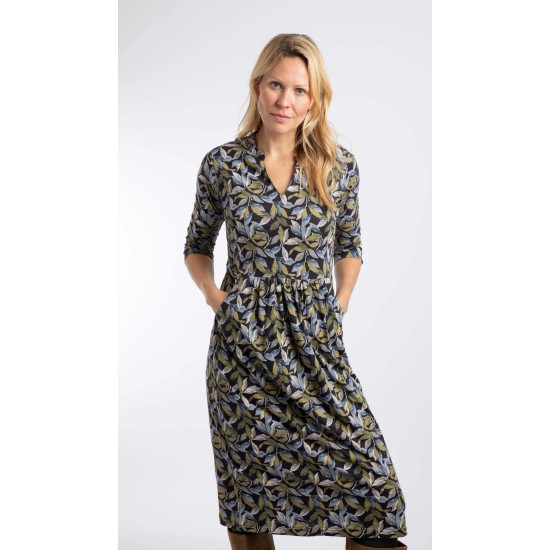Isolde Midi Dress- Aqua Blue