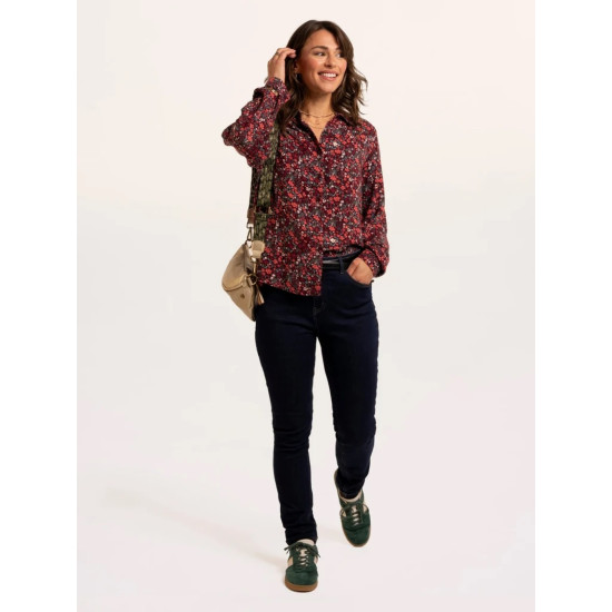 Jaya Blouse- Burgundy