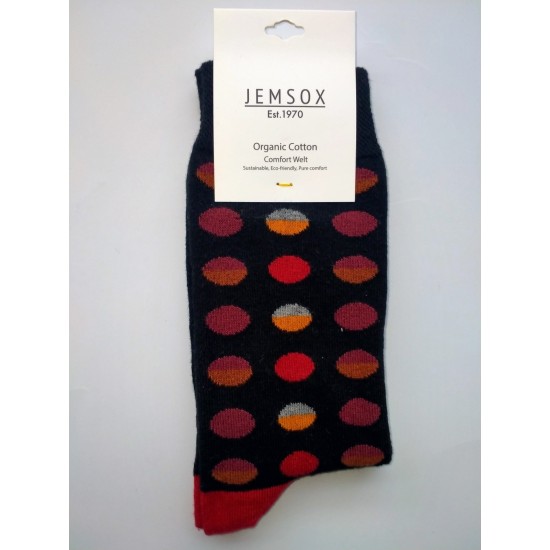 Jemsox Organic Cotton Circle Geo Red