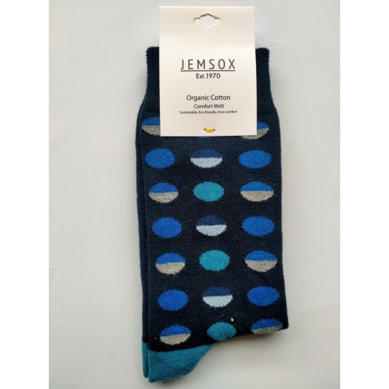 Jemsox Organic Cotton Circle Geo Turquoise
