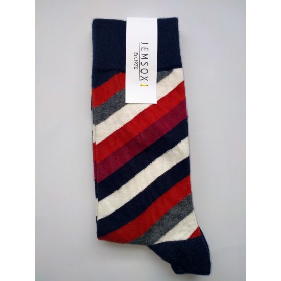 Jemsox Organic Cotton Varsity Stripe