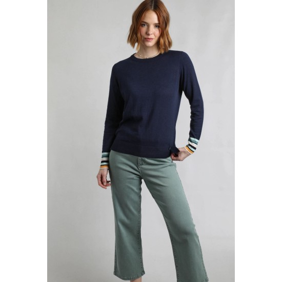 Kinga Lightweight Knit Jumper - Navy