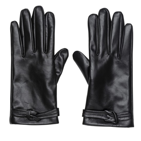 Kiwi Leather Gloves - Black