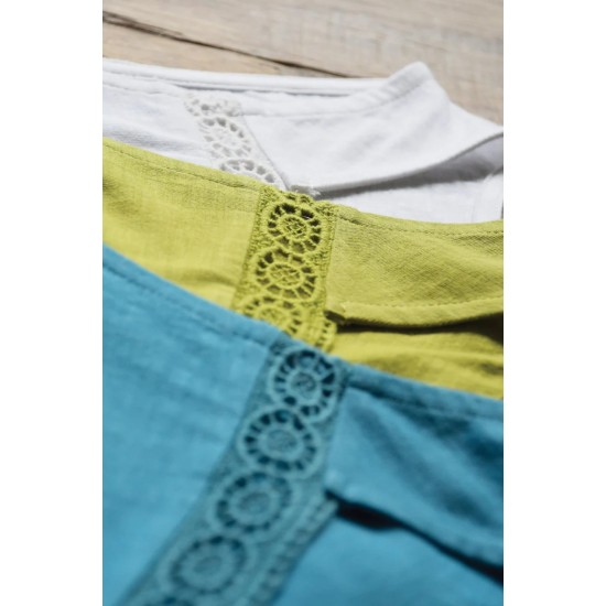 Lace Trim Vest