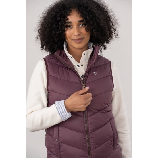 Laurel Gilet- Cranberry