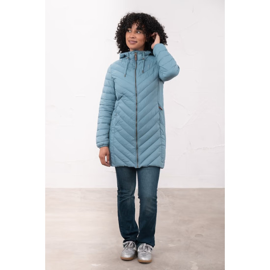 Laurel Water Repellent Quilt- Bluestone