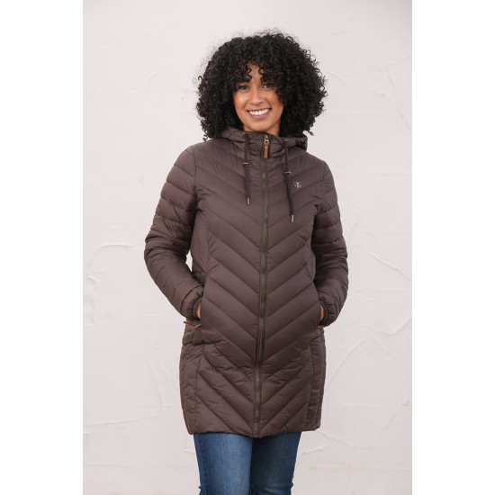 Laurel Water Repellent Quilt- Cocoa
