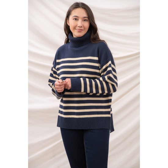 Luisa Jumper-Navy Stripe