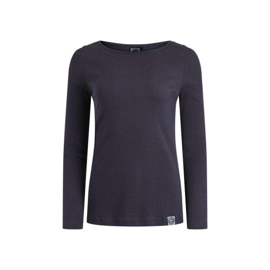 Maine Organic Cotton L/S Tee Midnight 