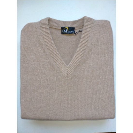 Massoti 100% Lambswool V Fawn