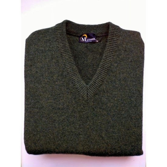 Massoti 100% Lambswool V Forest