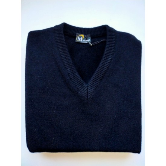 Massoti 100% Lambswool V Black