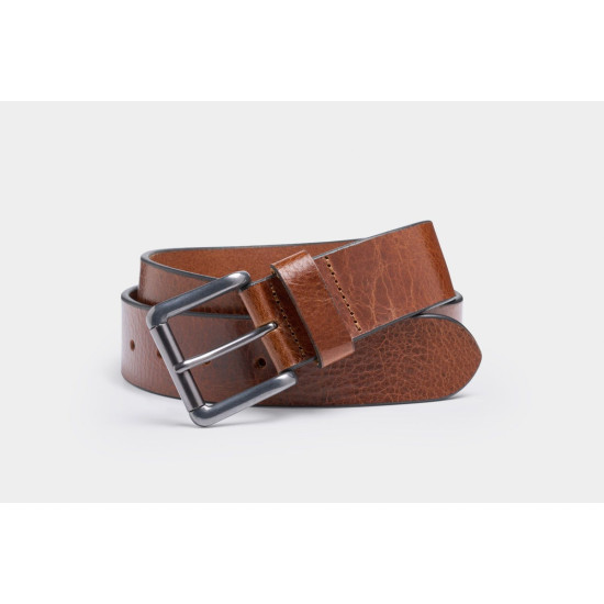 Mens Leather Belt 30028 - Tan