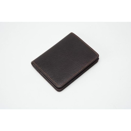 *Mens Leather Cardholder- Brown 631010MB