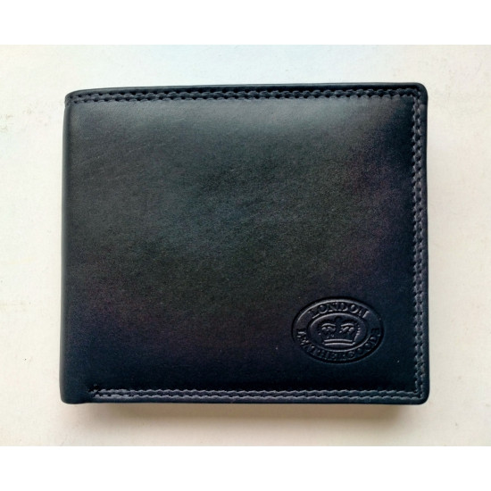 Mens Leather Wallet- Nvy