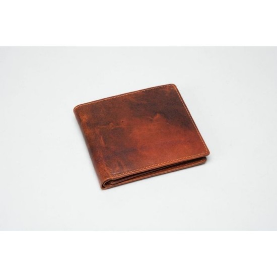 Mens Leather Wallet- Tan 611017GVT