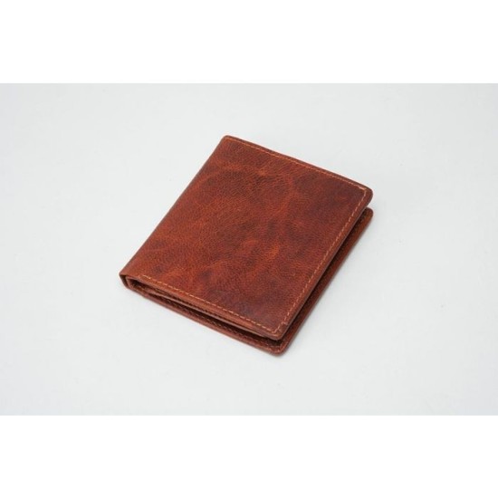 *Mens Leather Wallet- Tan 611032GVT