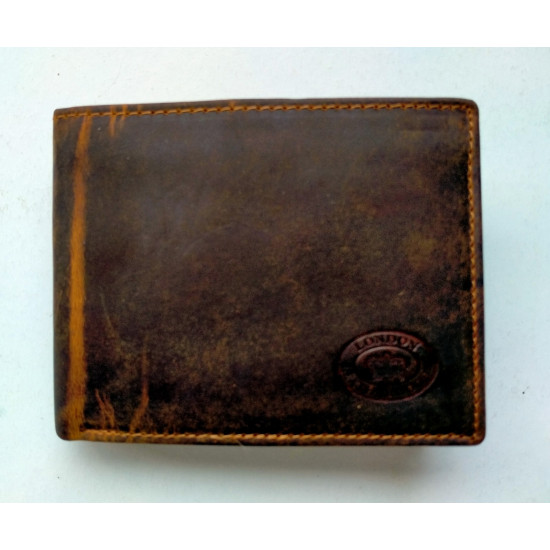Mens Leather Wallet- Tan/Camel
