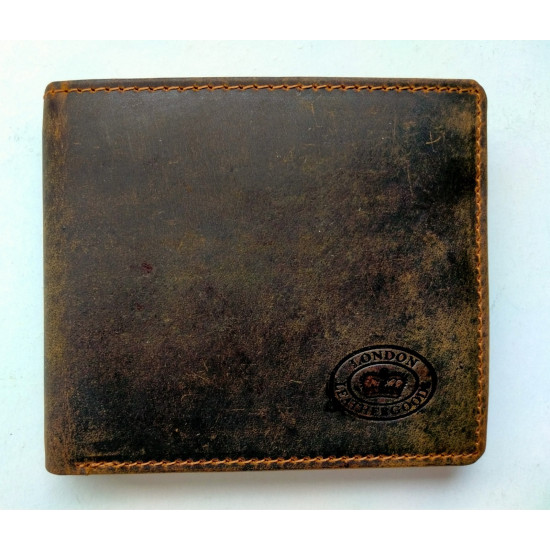 Mens Leather Wallet- Tan/Camel