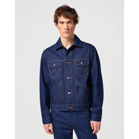 Mens Western Jacket Rinse