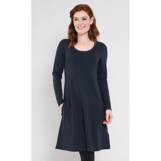 Modal Cosy Dress - Raven