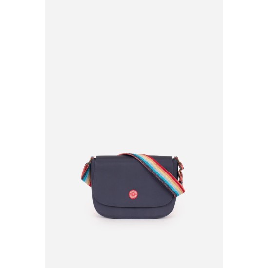 Navy Saddle Bag