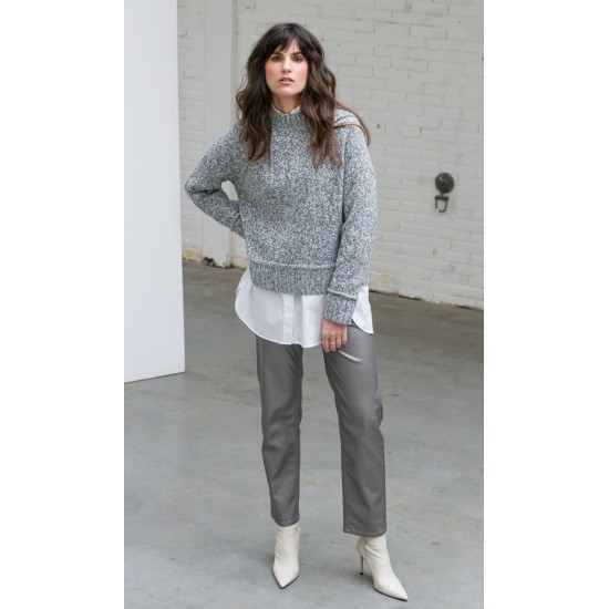Olieve Jumper Lt Grey Melange