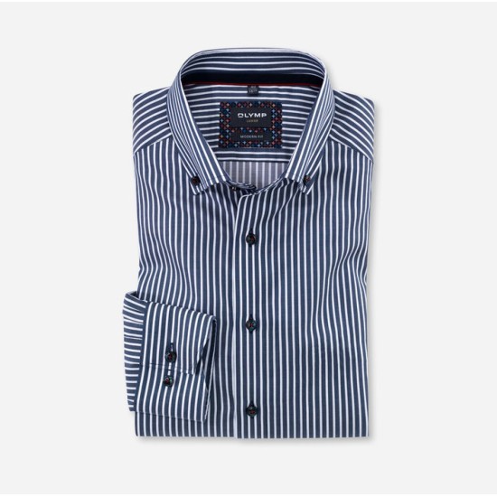Olymp Luxor M/f- Navy W/ White Stripe
