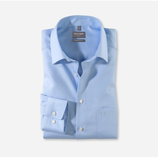 Olymp Luxor Comfort Fit Twill -  Blue