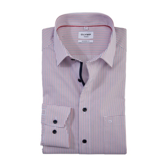 Olymp Tendez M/f- White Navy/Red Spot