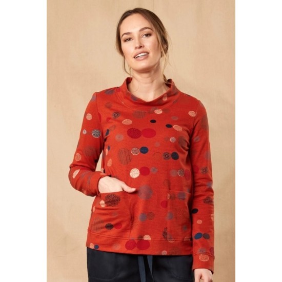 Orb Print Top