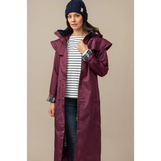 Outback W/proof Coat- Plum