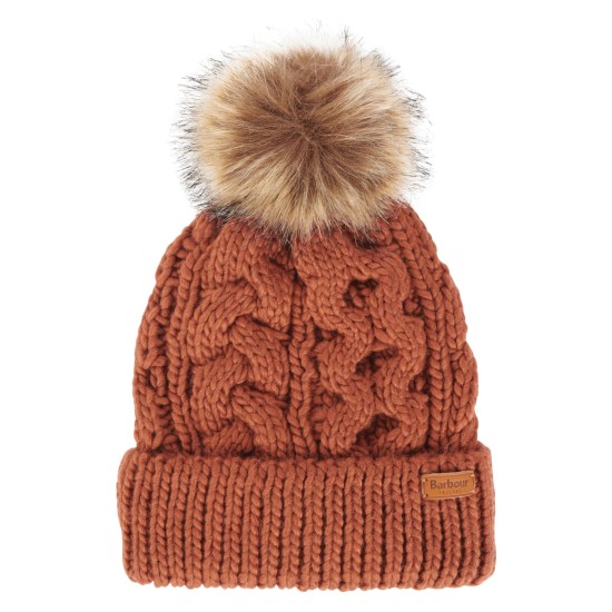 Penshaw Cable Beanie Warm Ginger