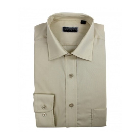 Peter England Shirt Beige 024