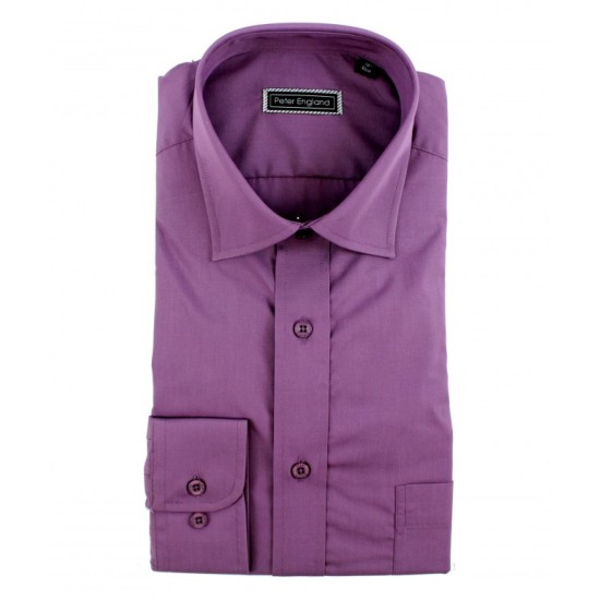 Peter England Shirt Damson 455