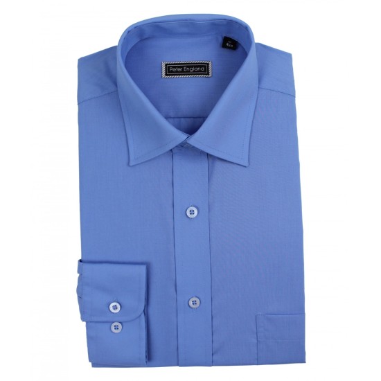Peter England Shirt French Blue 333