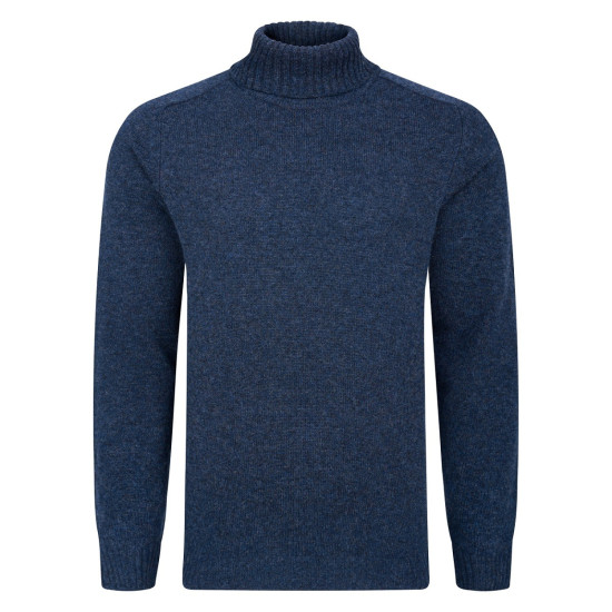 Peter Gribby Roll Neck Sweater Navy