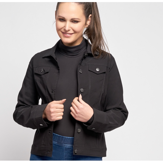 Pinns Brushed Bengaline Jacket- Black
