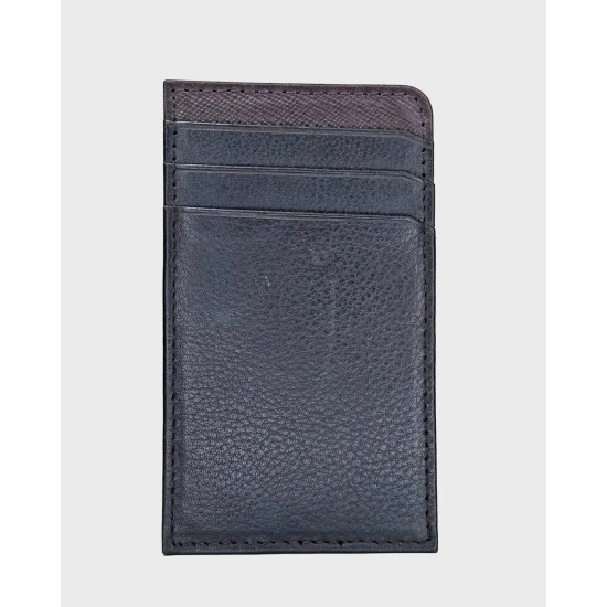 Portrait Card Holder Brown