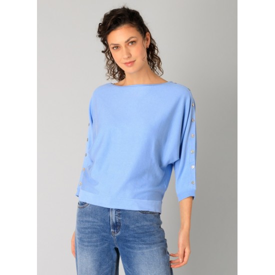 Raina Jumper- Soft Blue