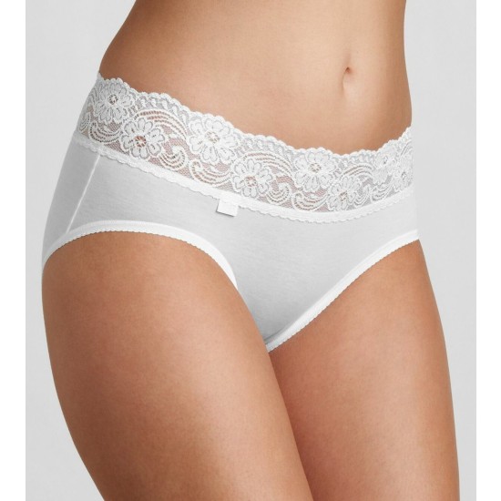 Romance Midi Briefs White