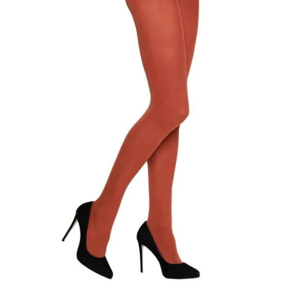 Rust 60 Denier Opaque Tights 