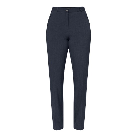 Sara Trouser Zip Pockets - Navy