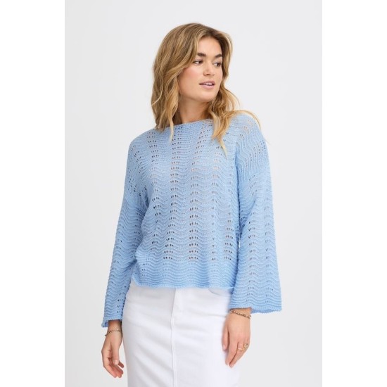 SBGaja- Knitted Top- Cerulean