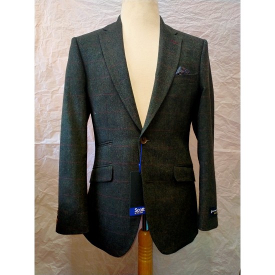 Scott Checked Jacket - Green