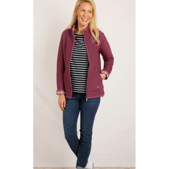 Sontee Full Zip Eco Macaroni - Crushed Berry