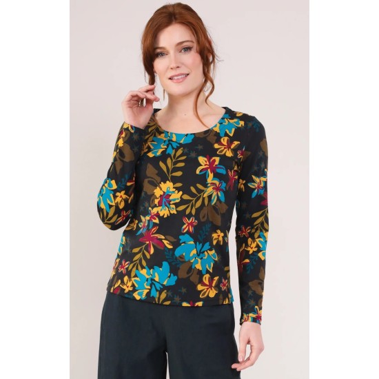 Sophie Jersey Top - Raven